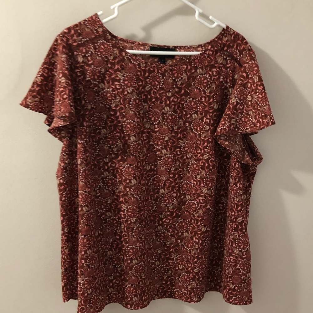 Lane Bryant floral blouse-great for work